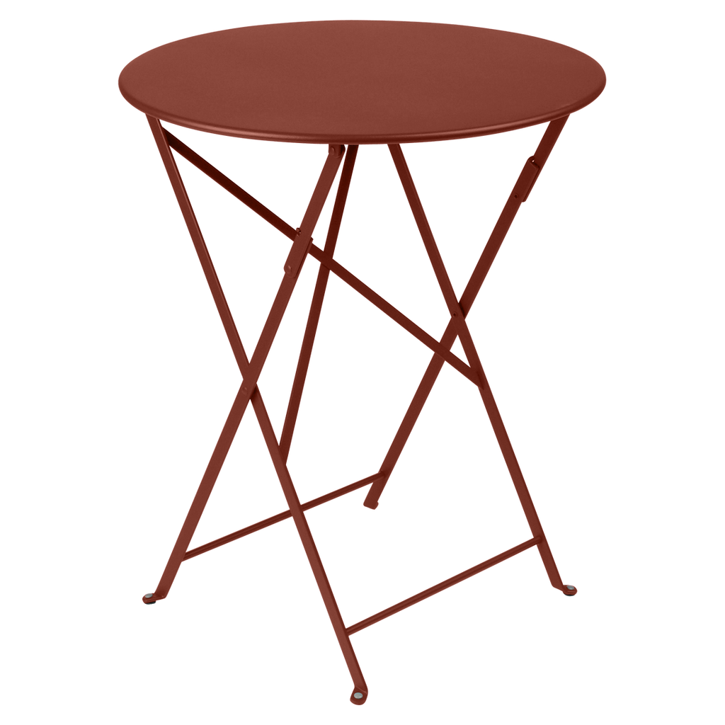 Table Ronde Pliante Ø60 cm Bistro en Acier