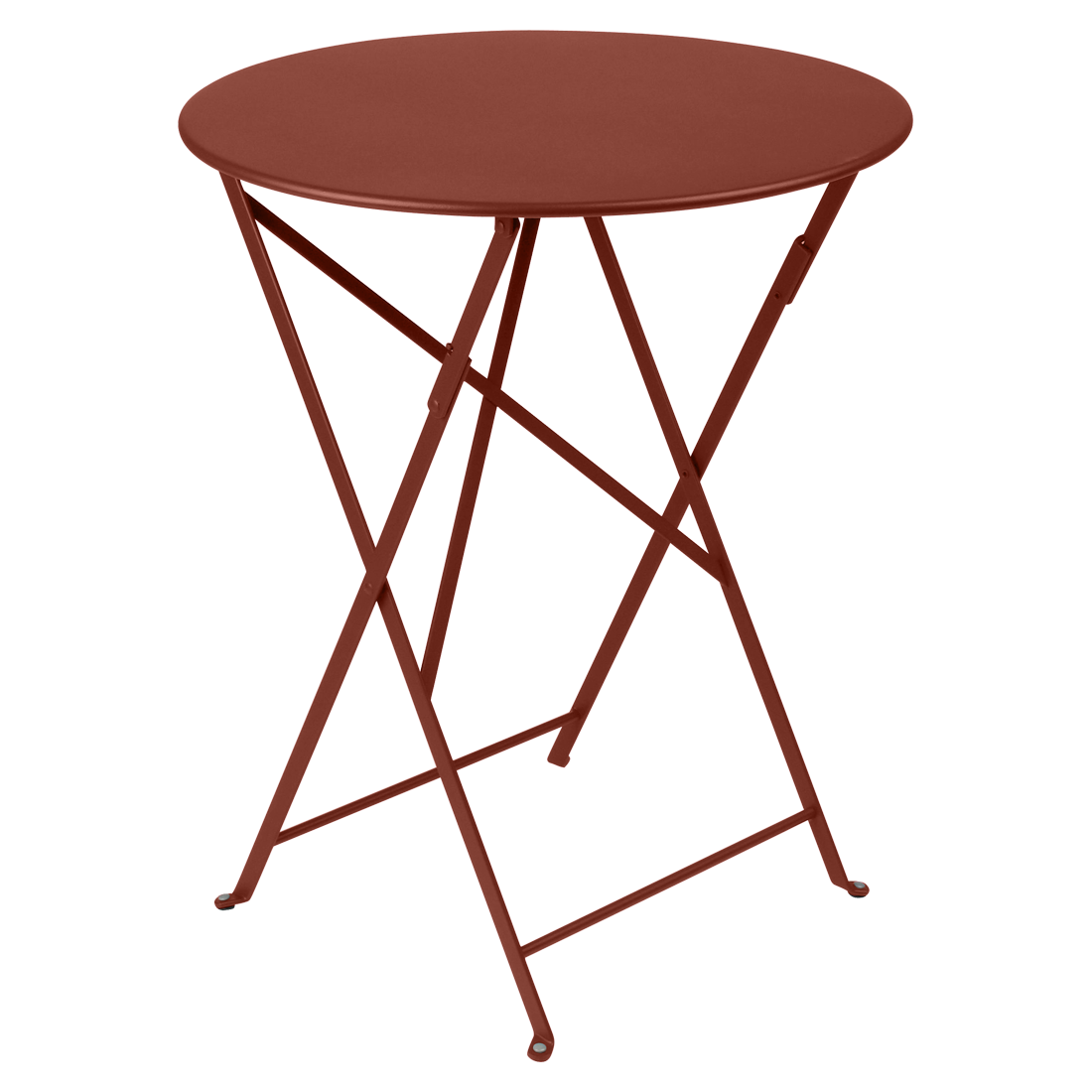 Table Ronde Pliante Ø60 cm Bistro en Acier