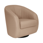 Fauteuil relax pivotant cuir Colin