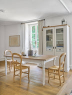 Vaisselier blanc et bois Apolline