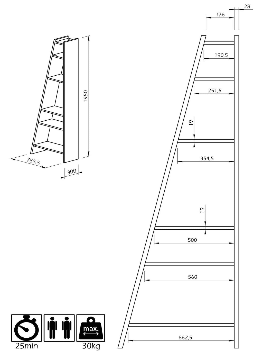 Etagère Delta 1