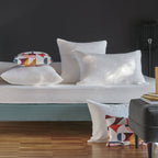 Lot de 2 protège-oreillers molleton coton bio Mona