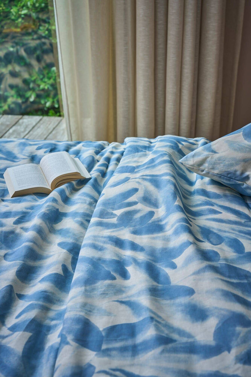 Parure de lit coton lin Plantain
