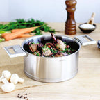 Casserole inox Strate amovible - 12 cm