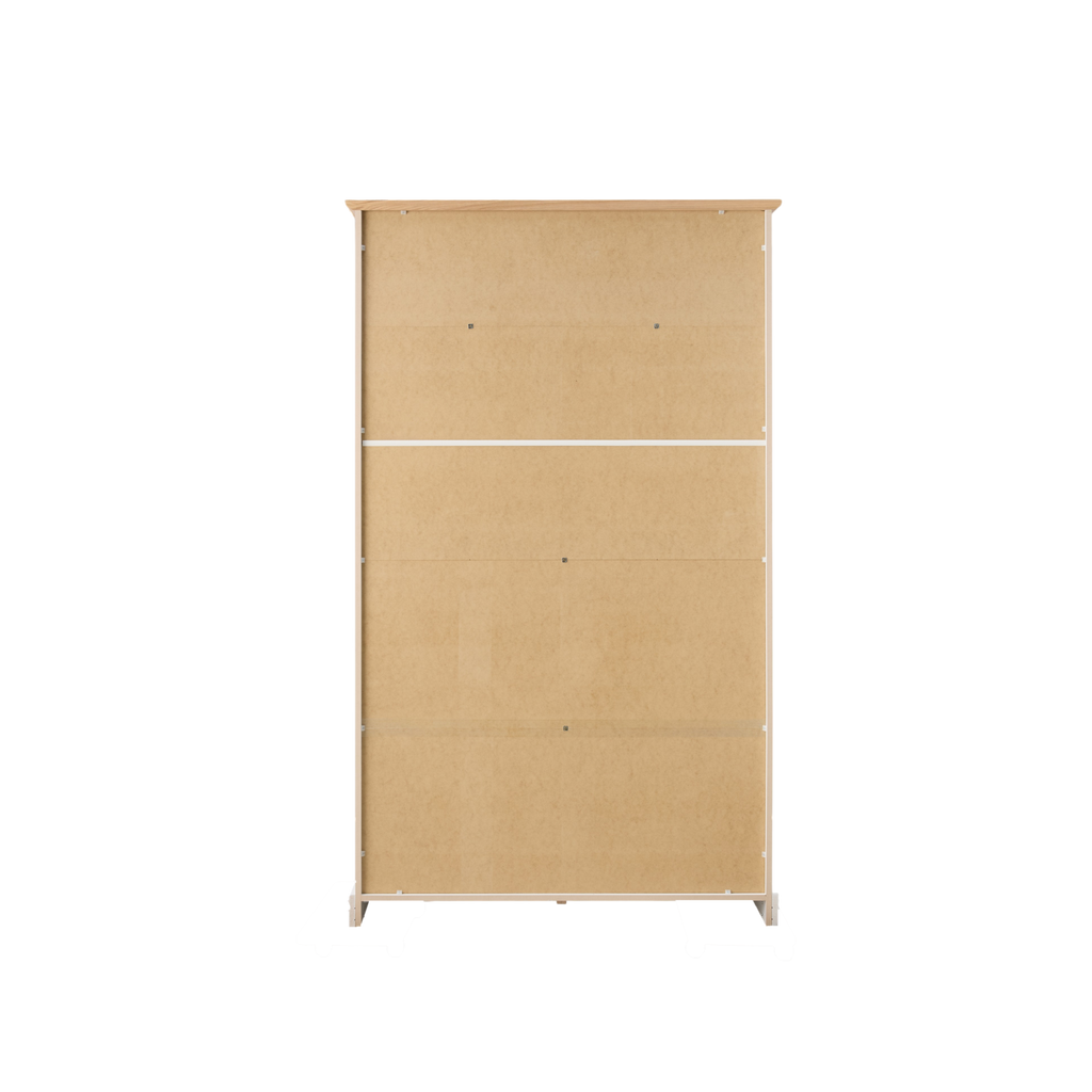 Vaisselier blanc et bois Apolline
