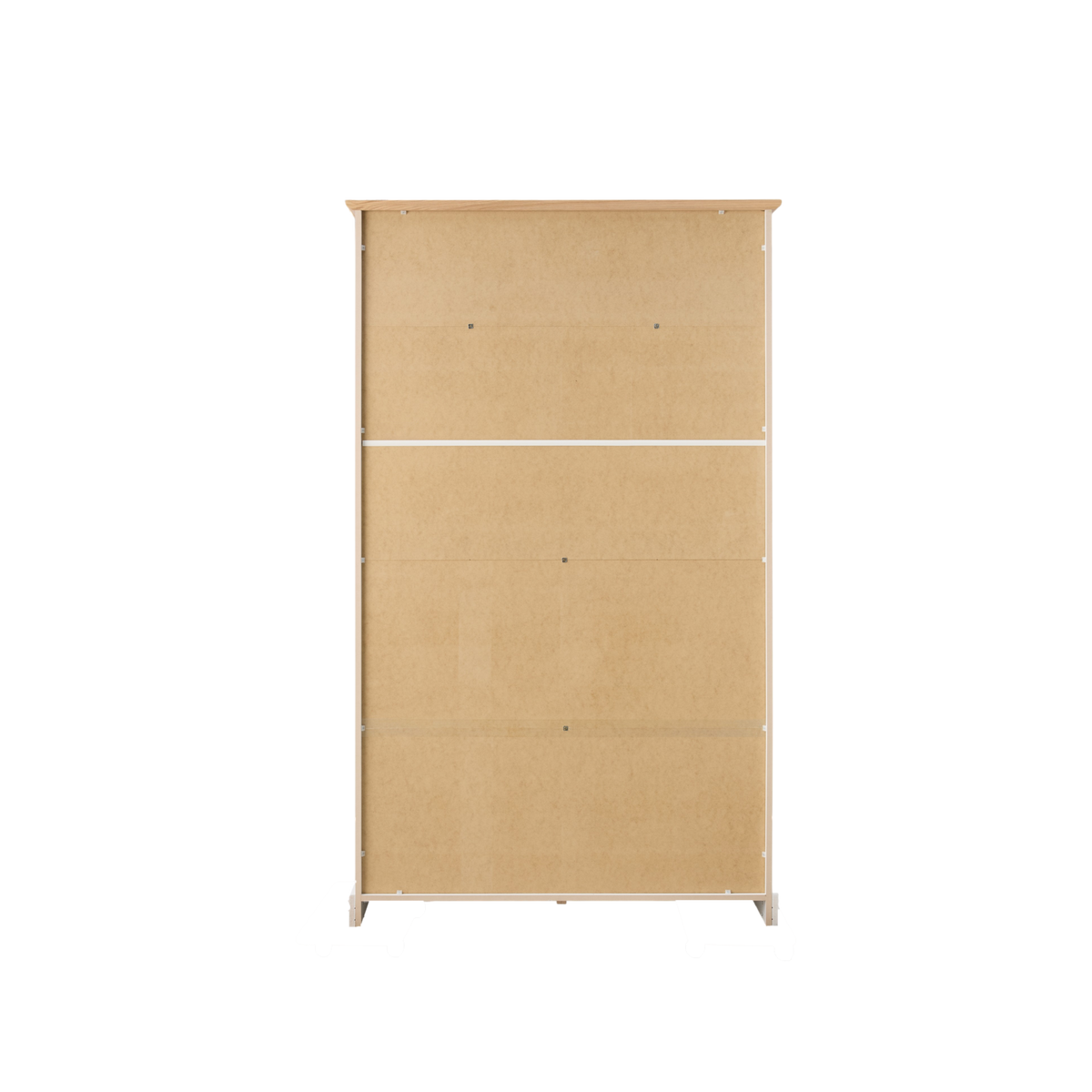Vaisselier blanc et bois Apolline