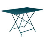 Table Rectangulaire Pliante 117 x 77 cm Bistro en Acier