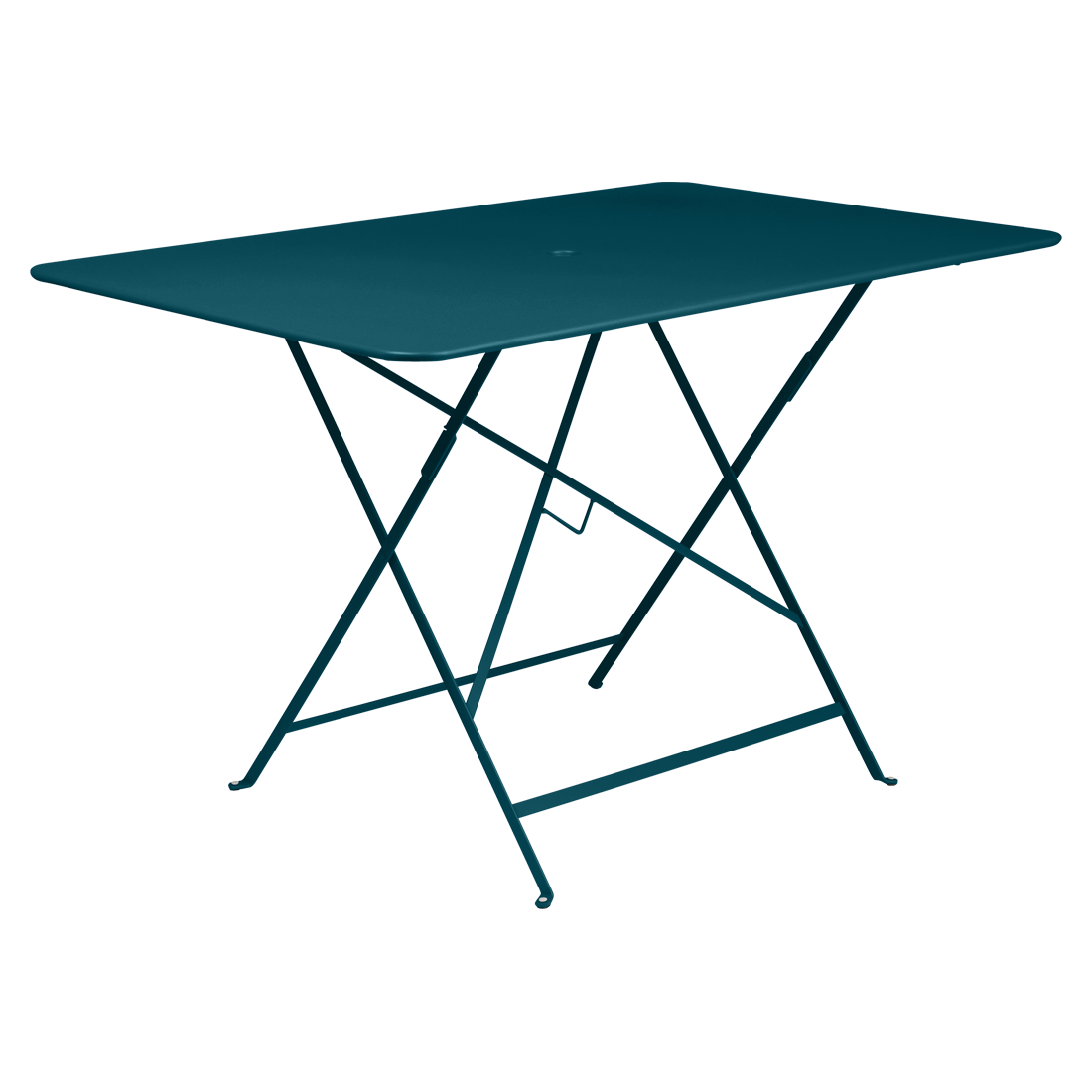 Table Rectangulaire Pliante 117 x 77 cm Bistro en Acier