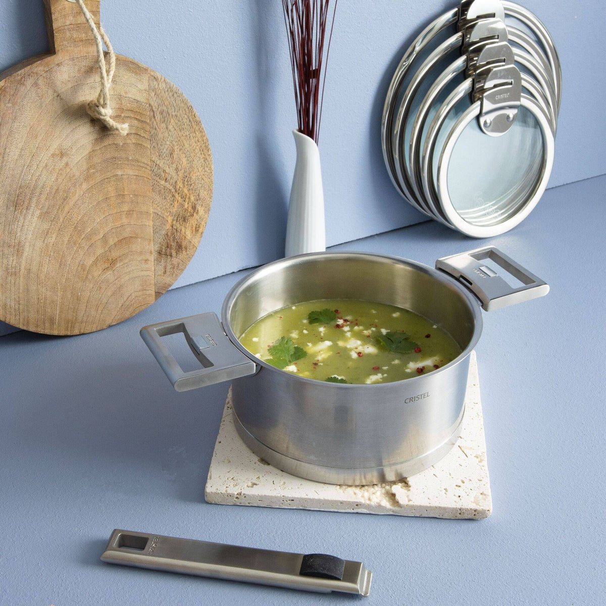 Casserole inox Strate amovible - 12 cm