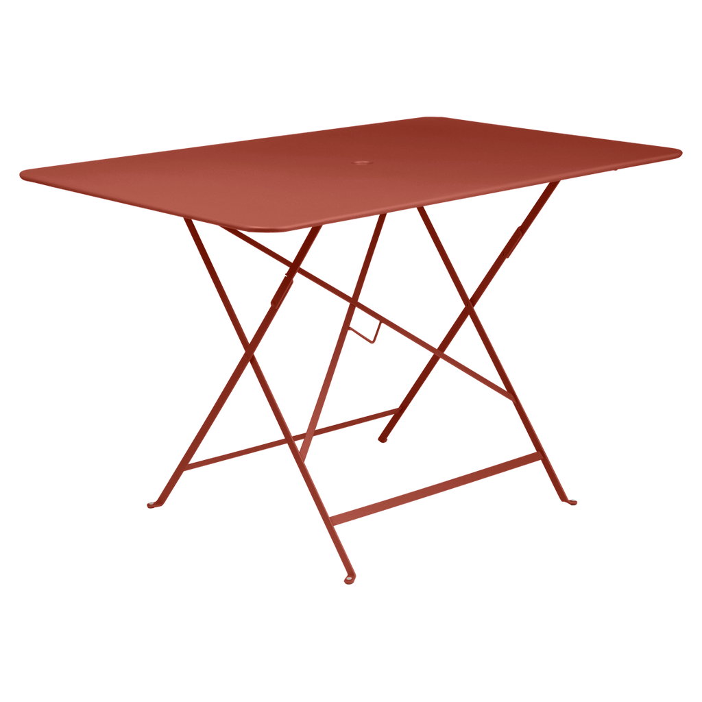 Table Rectangulaire Pliante 117 x 77 cm Bistro en Acier