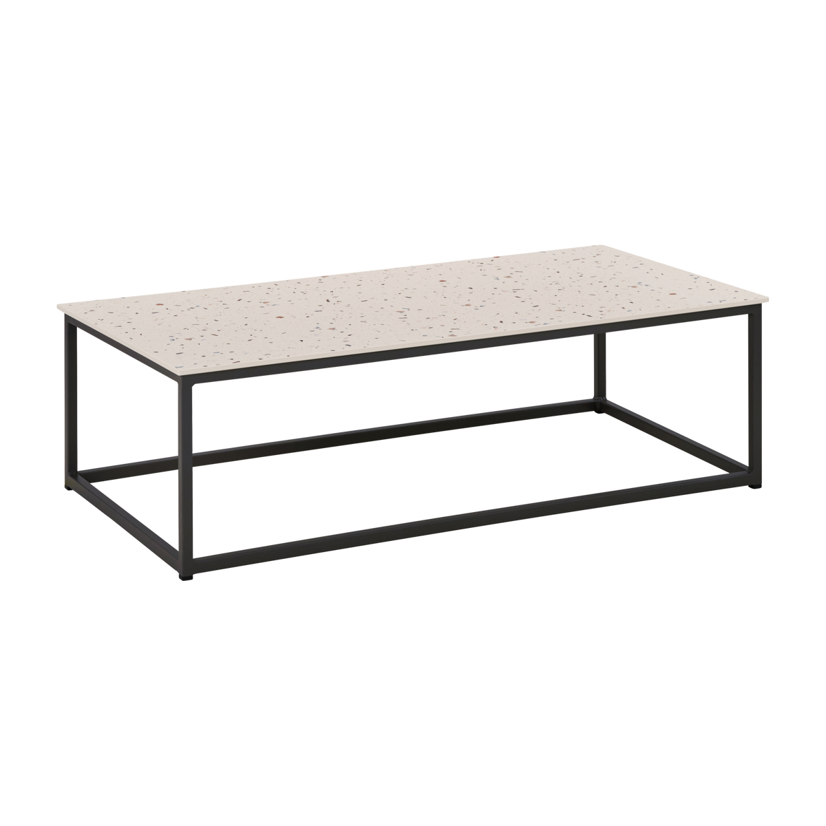 Table Basse 120 x 60 cm Ruben en Acier et HPL