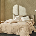 Housse de couette percale lavée Bohème