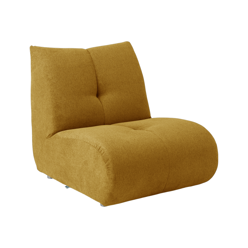 Module d'angle pour canapé modulable en tissu Benny
