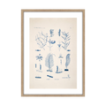 Tableau planche mer 50 x 70 cm