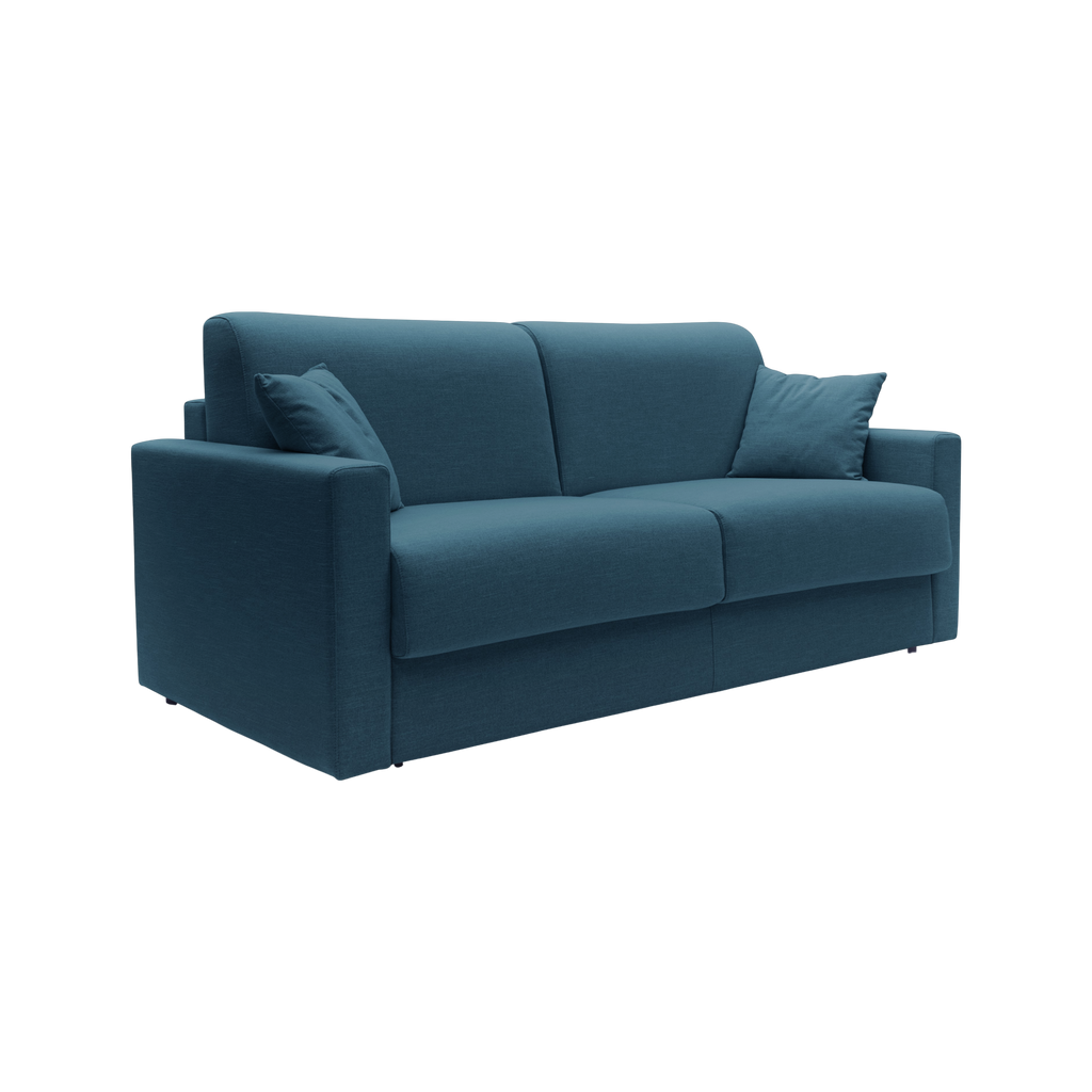 Canapé convertible tissu recyclé déhoussable Aubin