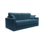 Canapé convertible tissu recyclé déhoussable Aubin