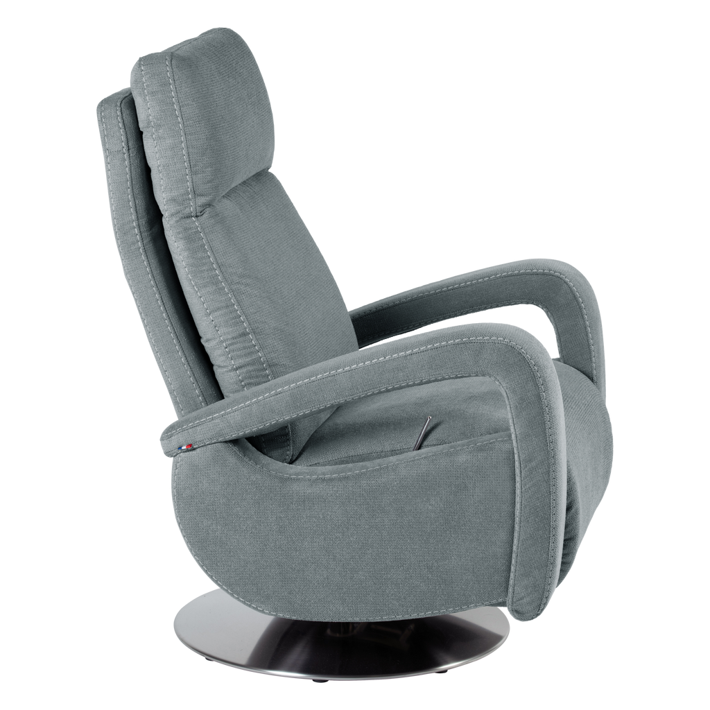 Fauteuil relax tissu recyclé Buxy