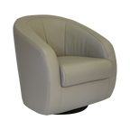 Fauteuil relax pivotant cuir Colin