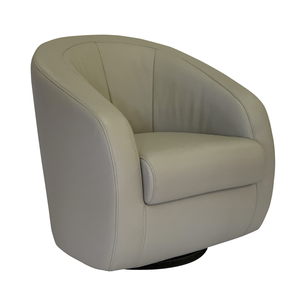 Fauteuil relax pivotant cuir Colin