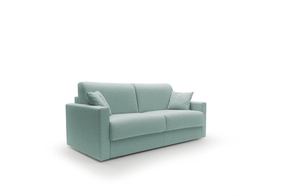 Canapé convertible tissu recyclé déhoussable Aubin