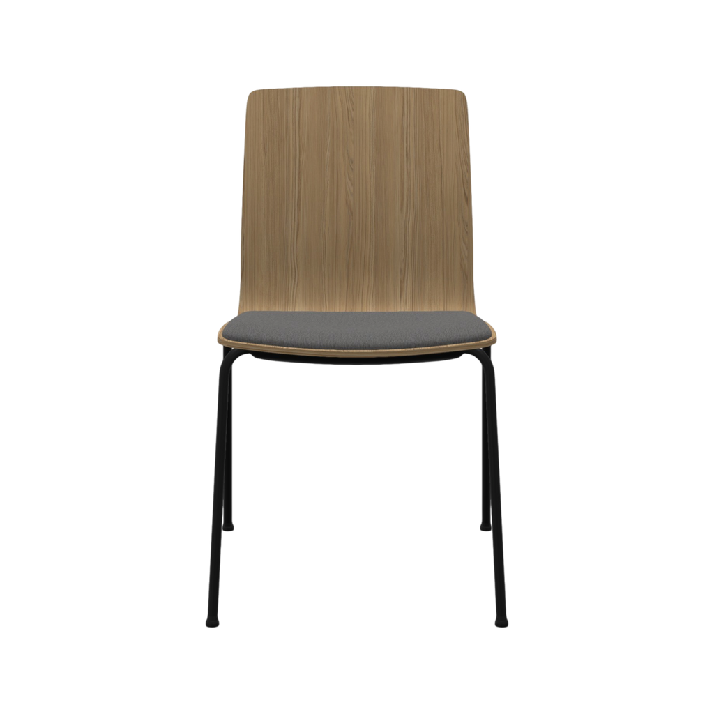 Chaise avec assise capitonnée Com K22H