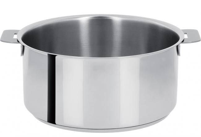 Casserole inox Mutine amovible - 18 cm