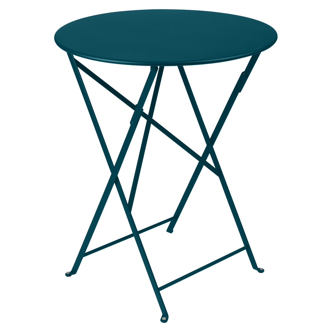 Table Ronde Pliante Ø60 cm Bistro en Acier