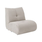 Module d'angle pour canapé modulable en tissu Benny