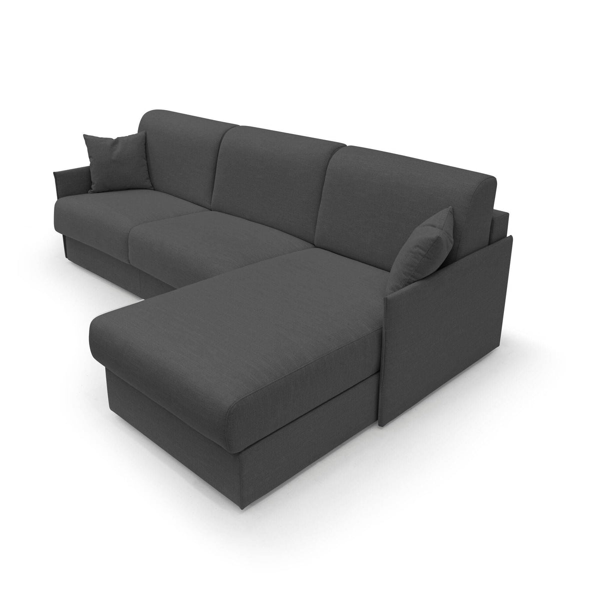 Canapé d'angle réversible tissu recyclé déhoussable Arthur
