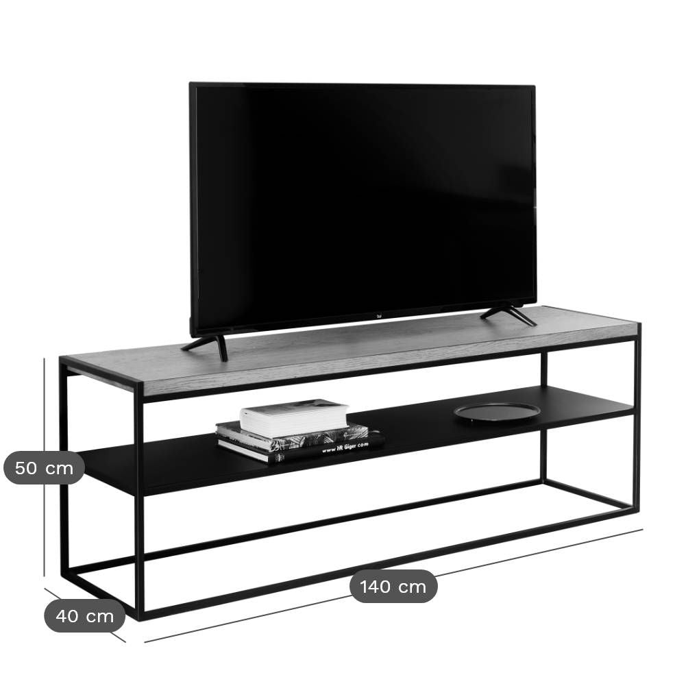 Meuble TV bois et métal Maddie