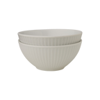 Lot de 2 Bols en porcelaine Plissé