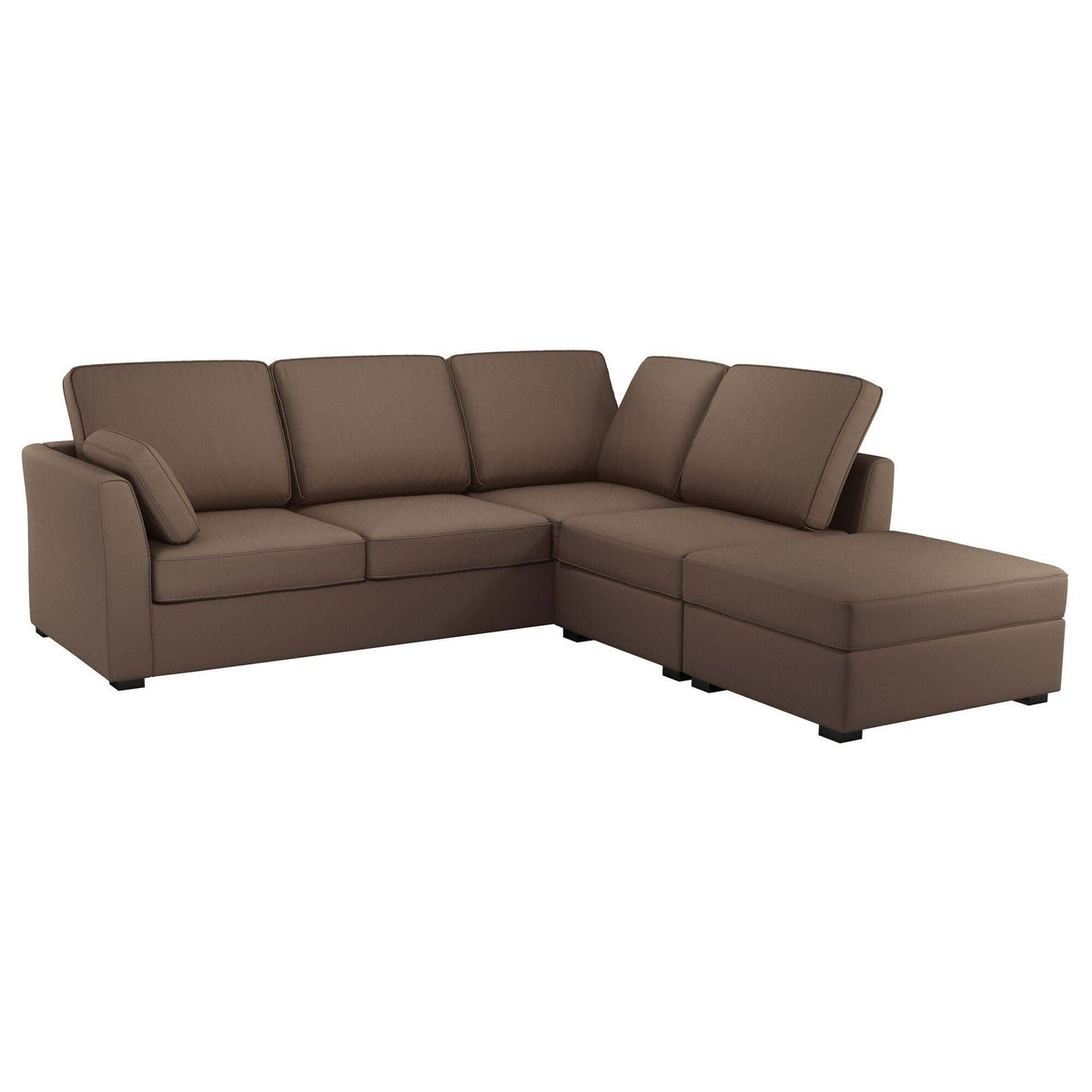 Canapé d'angle réversible tissu coton déhoussable Marbella