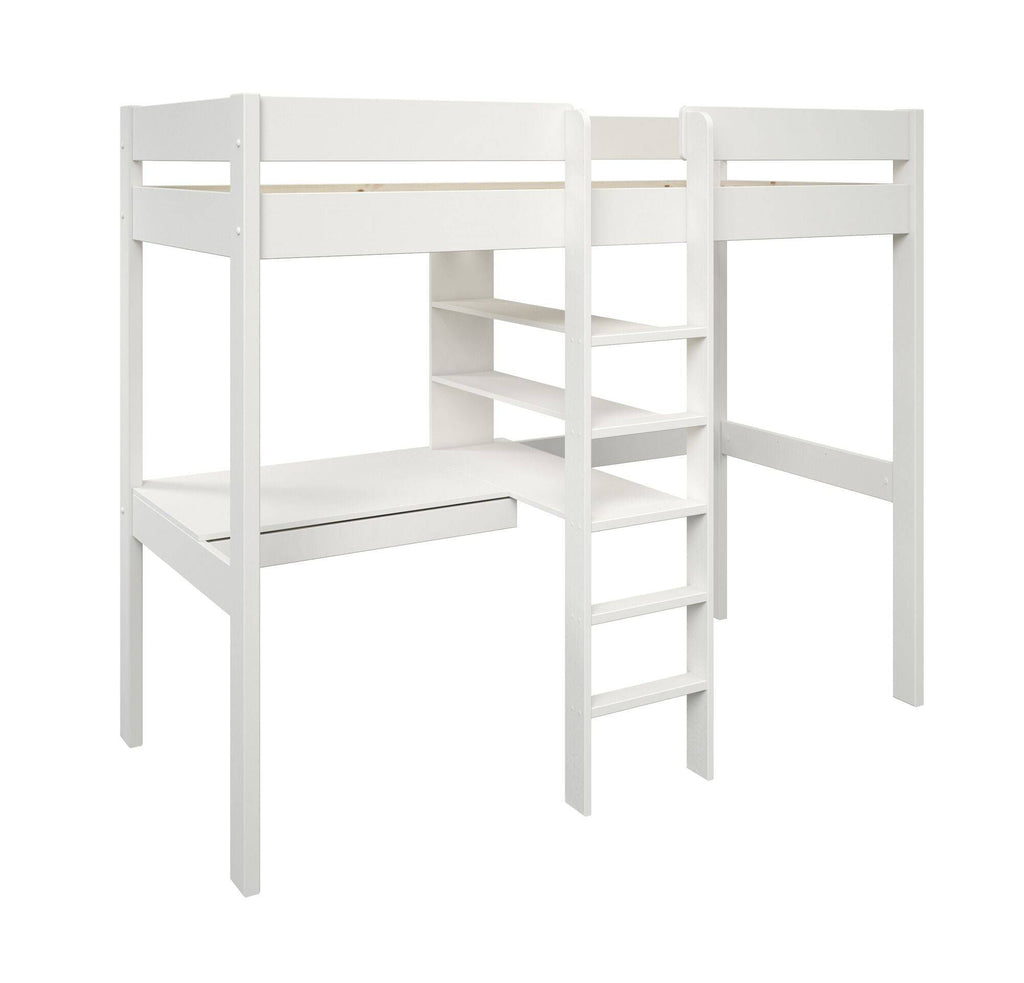 Lit mezzanine + fauteuil convertible en bois massif Tim