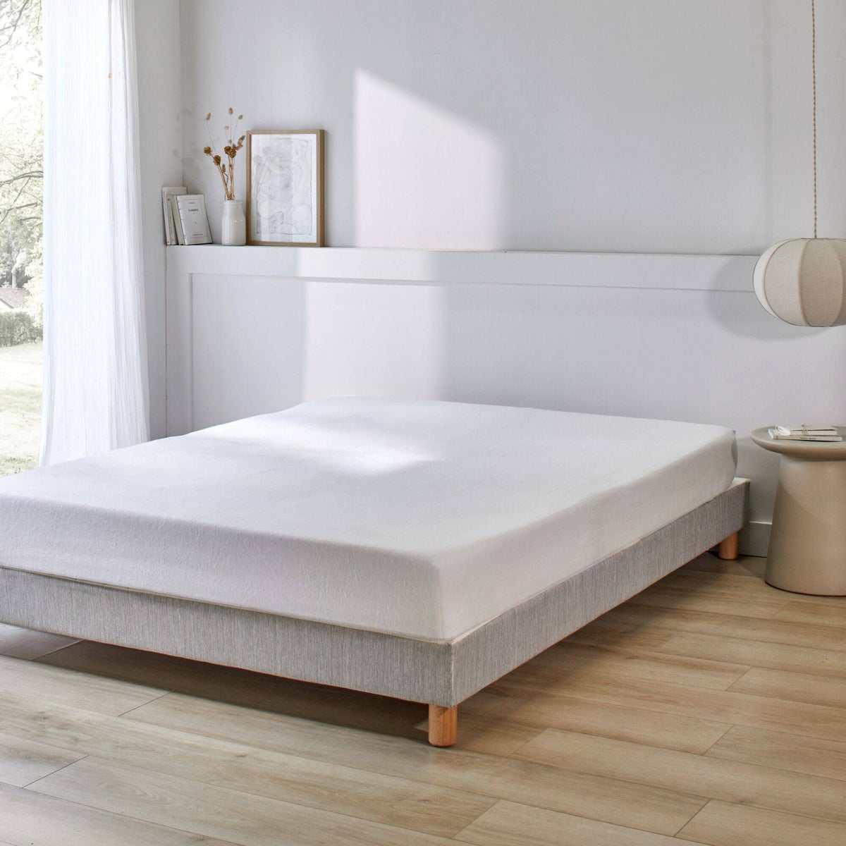 Protège matelas molleton 100% coton bonnet 40 cm Firmin