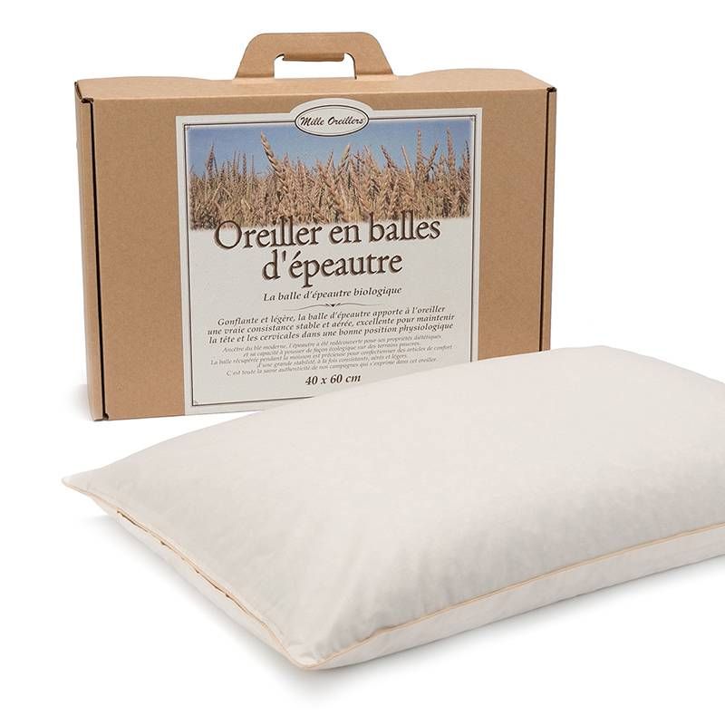 Oreiller ferme d'épeautre biologique