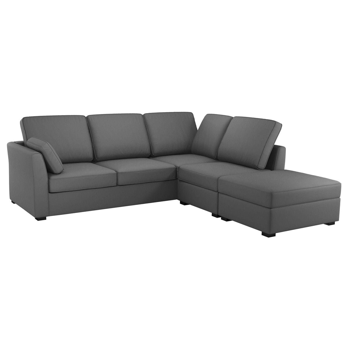 Canapé d'angle réversible tissu coton déhoussable Marbella