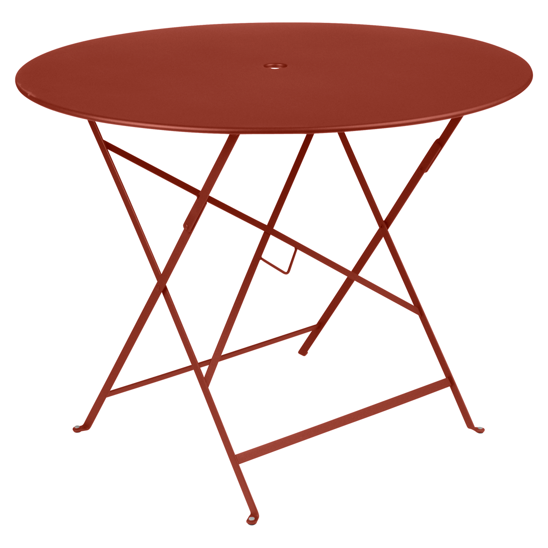 Table Ronde Pliante Ø96 cm Bistro en Acier
