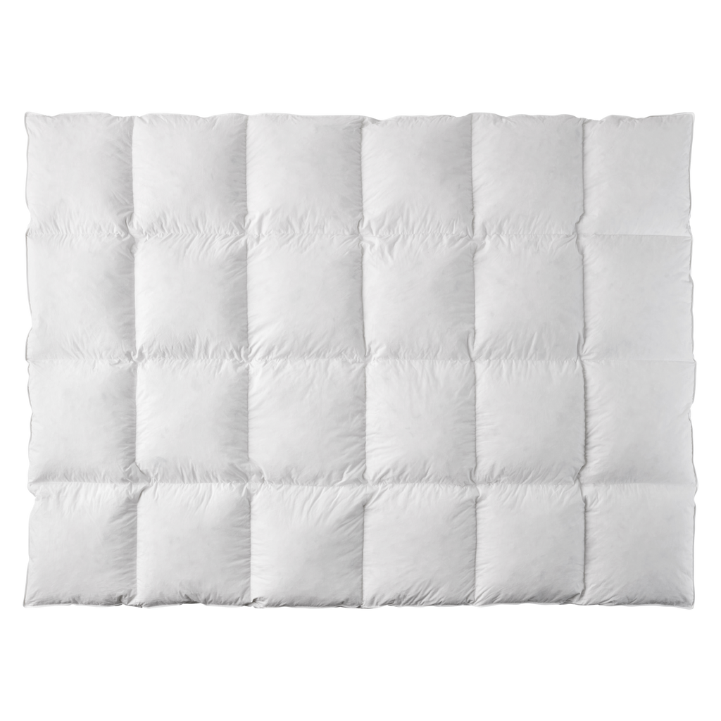Surmatelas 90% plumettes de Canard et enveloppe coton percale Cali
