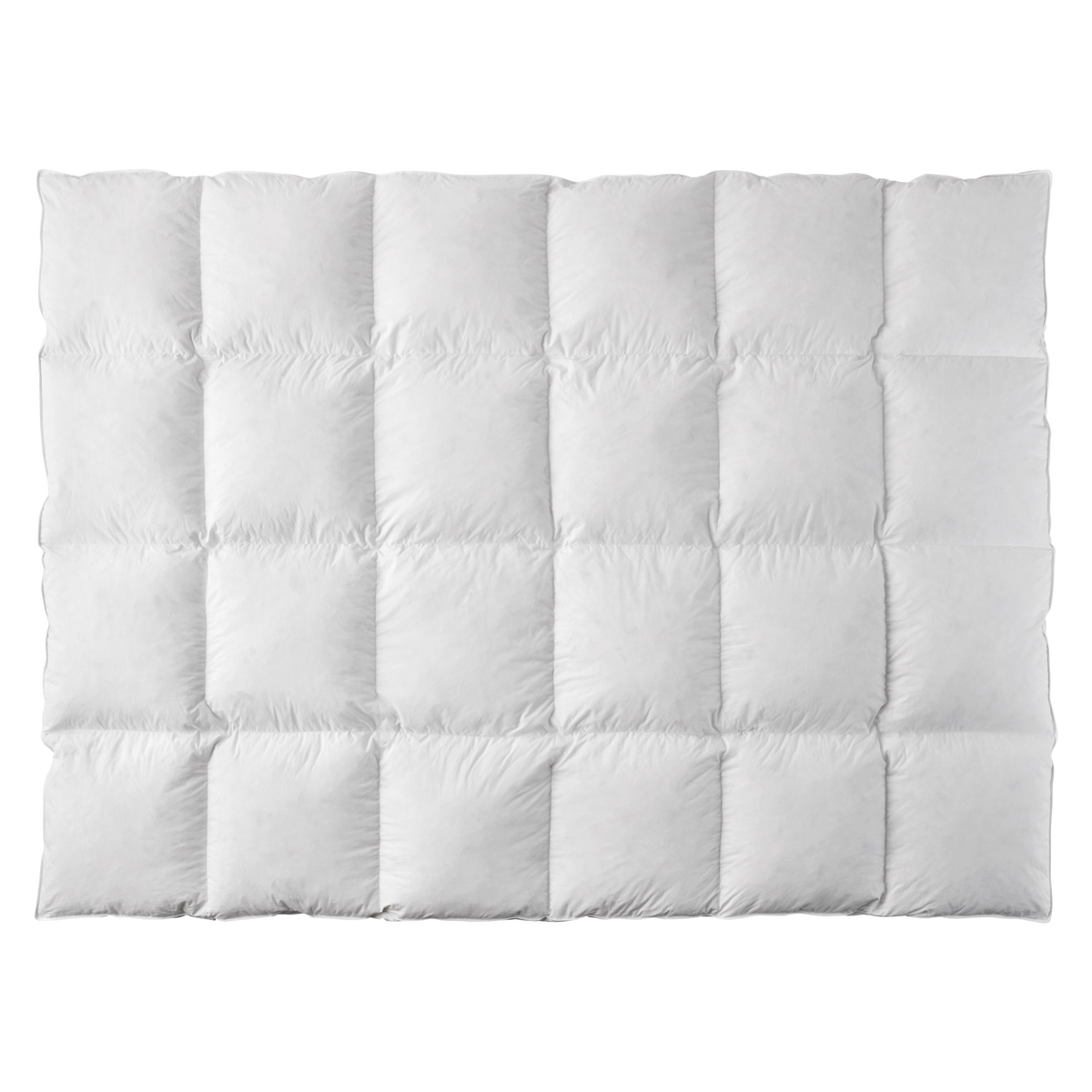 Surmatelas 90% plumettes de Canard et enveloppe coton percale Cali