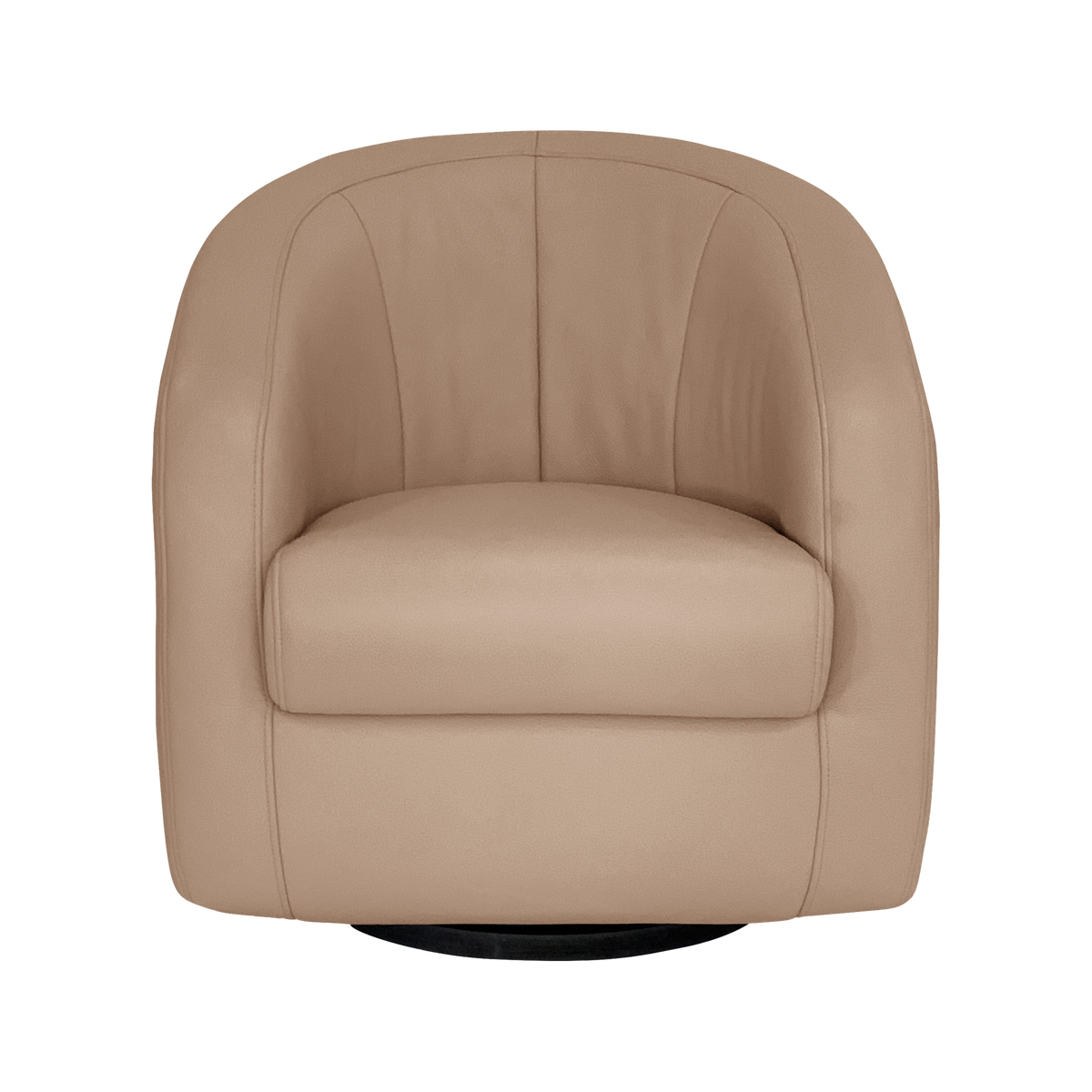 Fauteuil relax pivotant cuir Colin