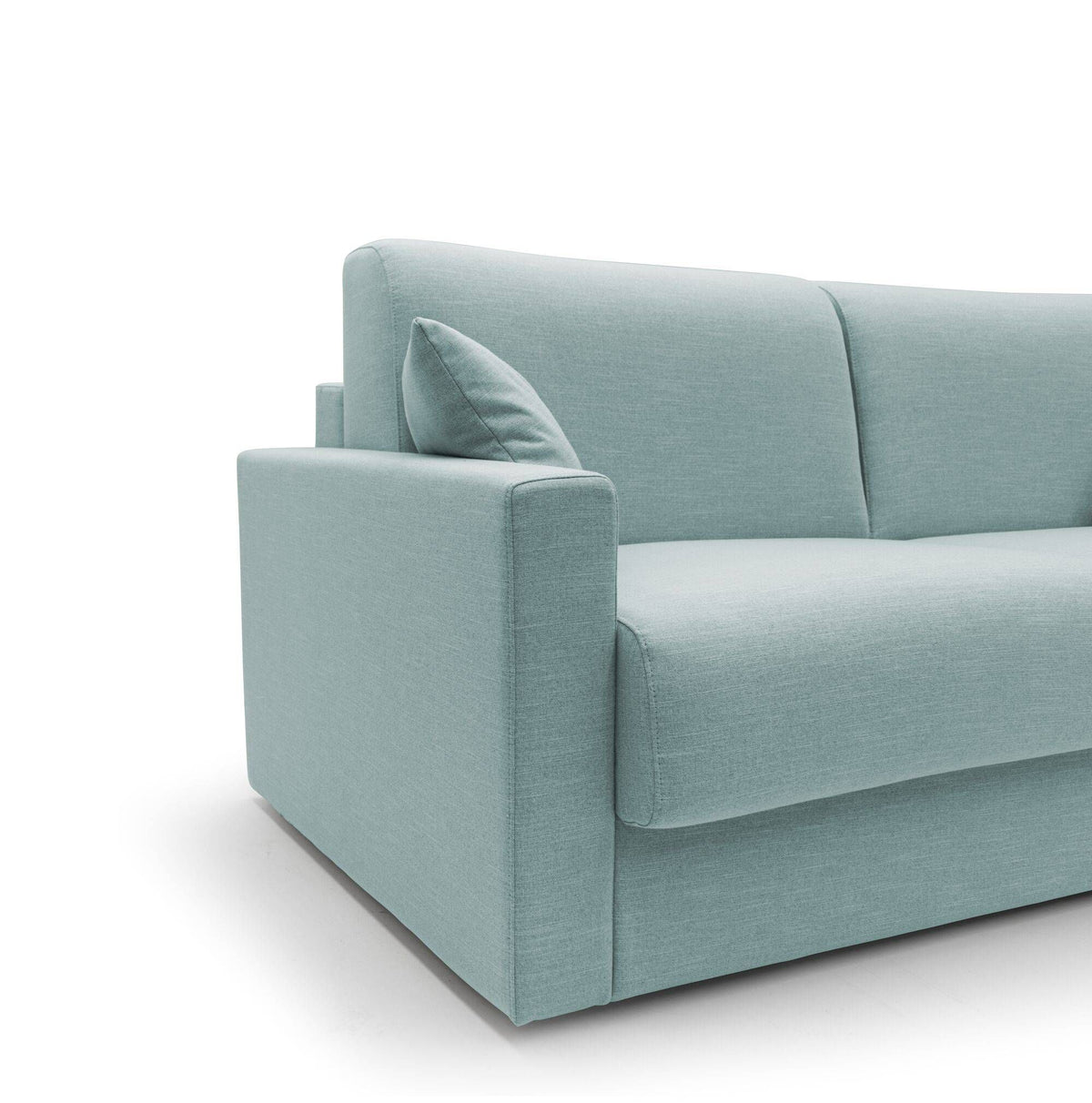 Canapé d'angle convertible et réversible tissu recyclé déhoussable Aubin