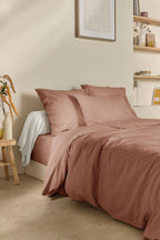 Housse de couette Valentine en coton et lin