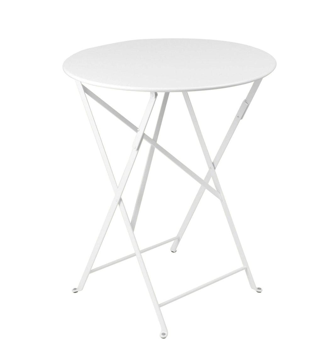 Table Ronde Pliante Ø60 cm Bistro en Acier