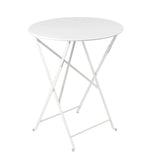 Table Ronde Pliante Ø60 cm Bistro en Acier