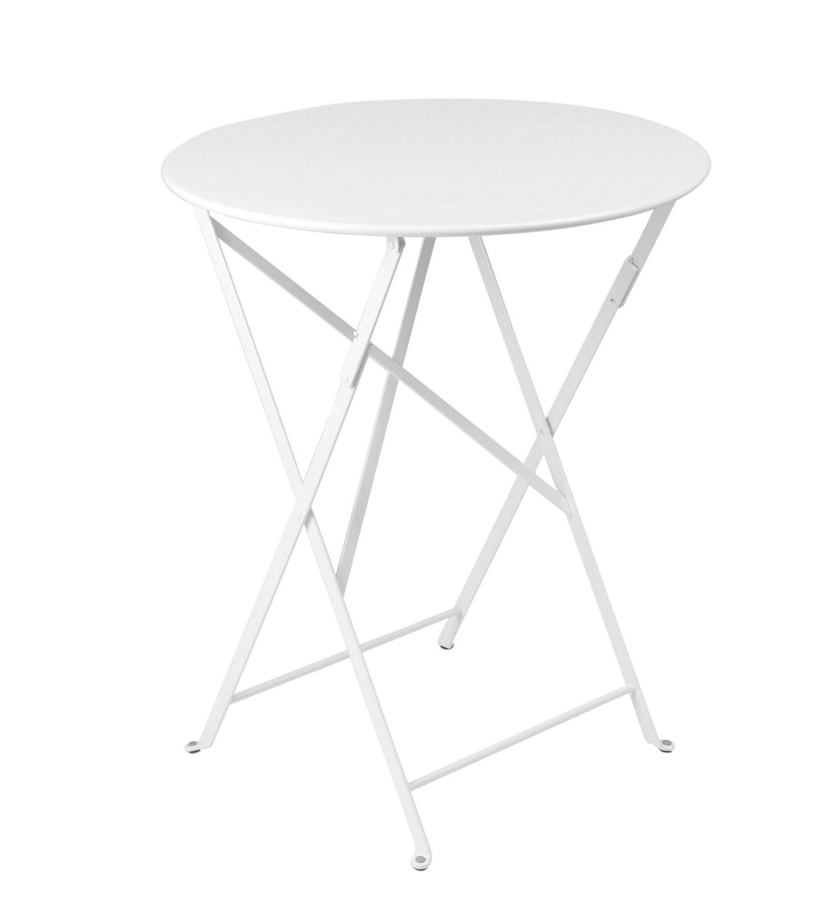 Table Ronde Pliante Ø60 cm Bistro en Acier