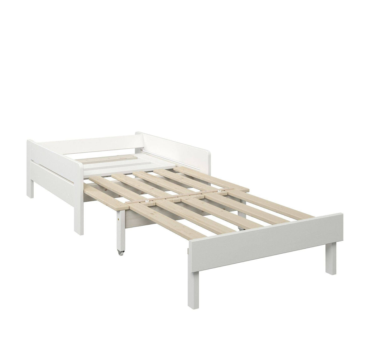 Lit mezzanine + fauteuil extensible bois massif Tim