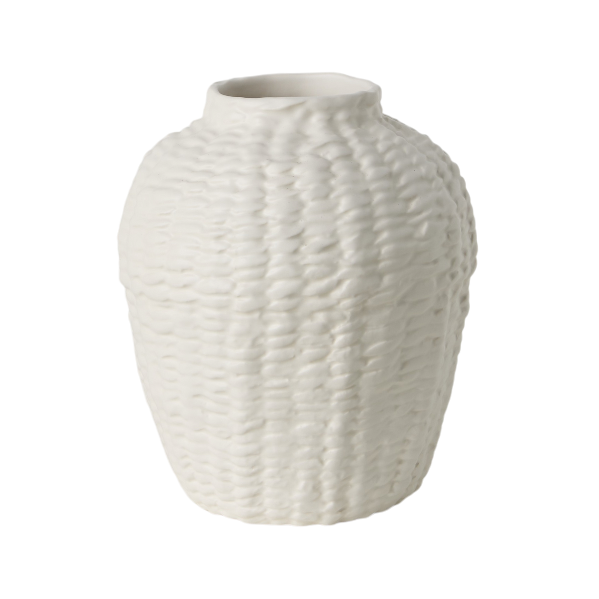 Vase céramique tressé 25 cm Sloane