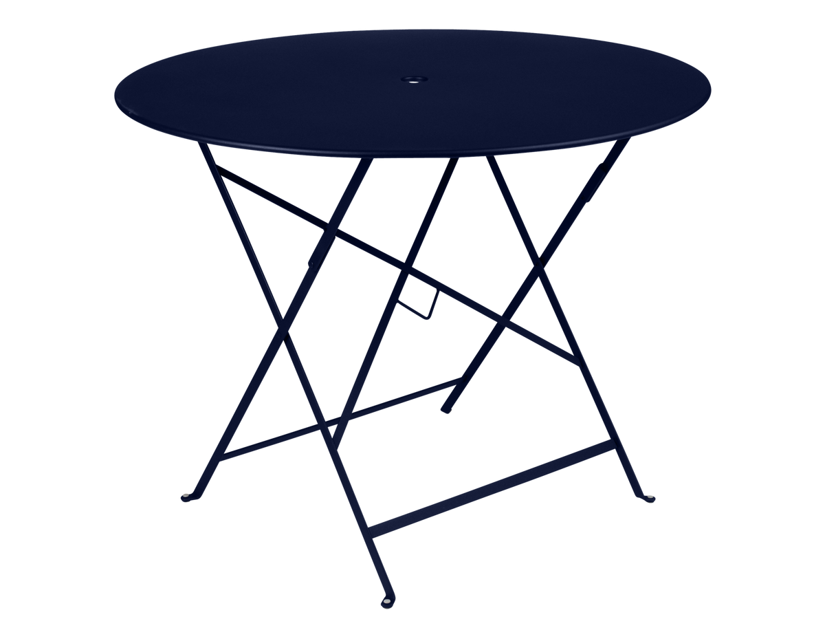 Table Ronde Pliante Ø96 cm Bistro en Acier