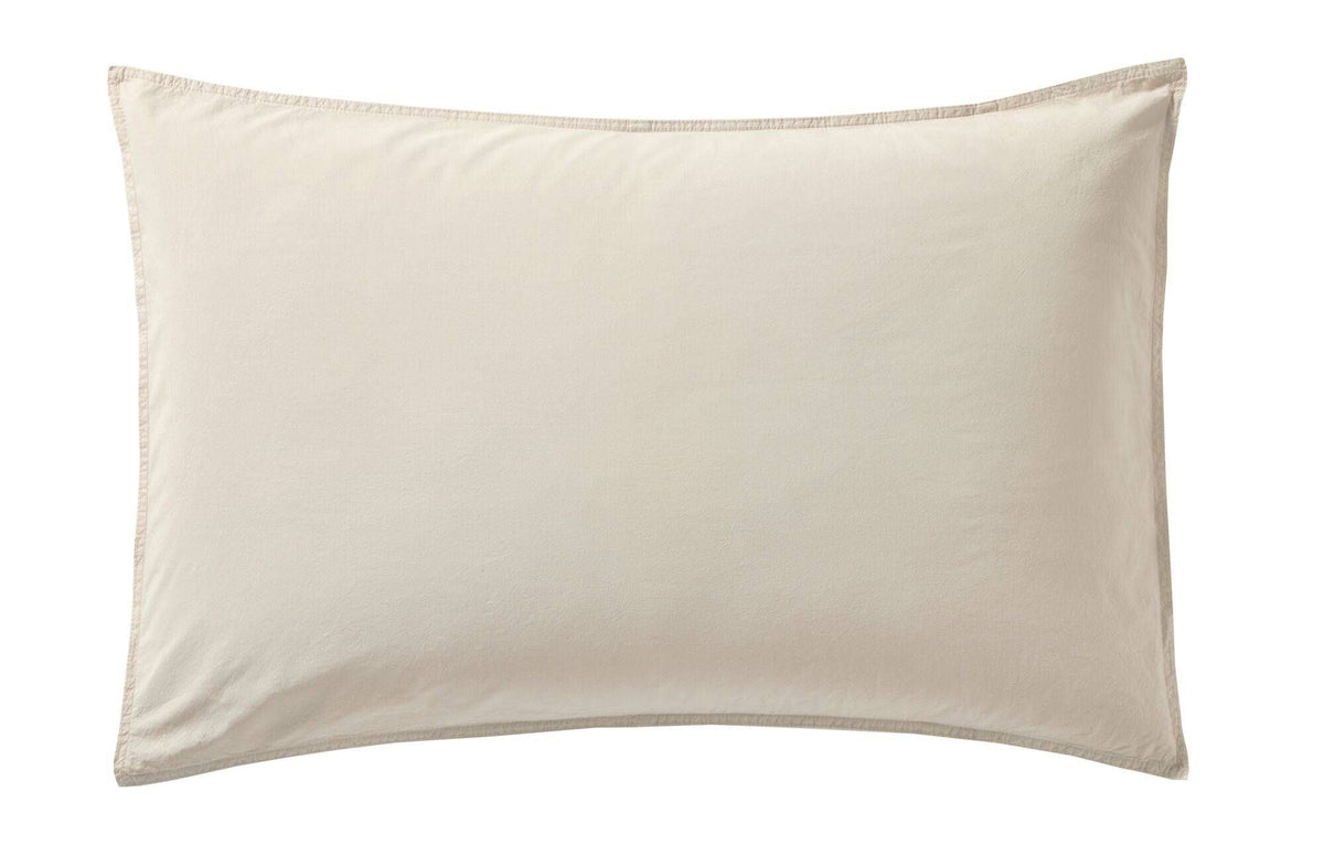 Taie d'oreiller percale lavée Bohème