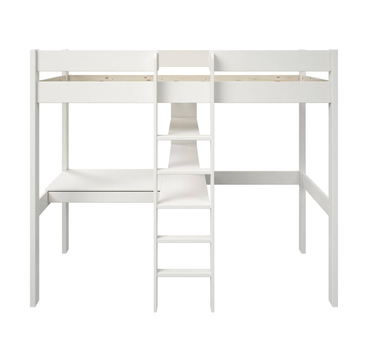 Lit mezzanine + fauteuil extensible bois massif Tim